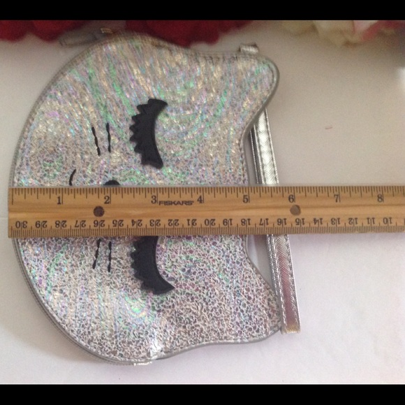 Betsey Johnson Cat Face Wristlet Bag - Picture 15 of 16